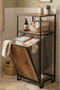 Hanah Home Peka9092 Estantería para Baño Natural y Negro